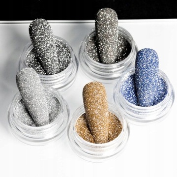 НАБОР 4+1 БЕСПЛАТНО GLITTER DUST СООТВЕТСТВУЮЩИЙ МИГАЮЩИЙ ЭФФЕКТ