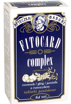 Fitocard complex CZOSNEK JEMIOŁA GŁÓG SERCE