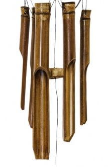 ВЕТРОВОЙ ГОНГ 105 СМ БАМБУКОВЫЙ КОЛОКОЛЬЧИК INDONE СОВА