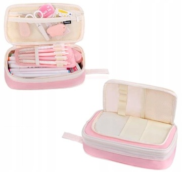 БОЛЬШАЯ МНОГОФУНКЦИОНАЛЬНАЯ КОРОБКА ДЛЯ КАРАНДА С ТРЕМЯ ОТДЕЛЕНИЯМИ