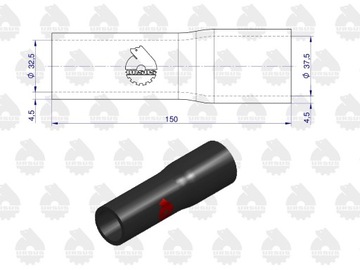 ШЛАНГ РАДИАТОРА КОМПЛЕКТ ШЛАНГОВ C-360 ОРИГИНАЛ