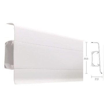 Listwa przypodłogowa ESQUERO 601 BIAŁA vox