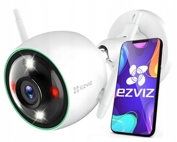 KAMERA WiFi EZVIZ Zewnętrzna C3N FullHD Color 24/7 LED30m