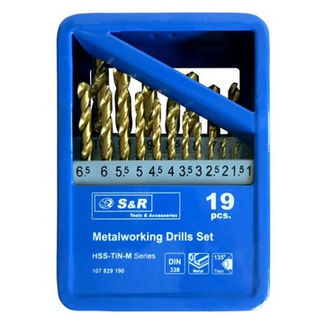 WIERTŁA DO METALU SERII TM 1,0-10,0 M2 ZEST 19 SZT