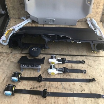 KOMPLET PODUSZEK PODUSZKI AIRBAG KONSOLA PODSUFITKA YARIS III 17-20R