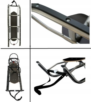 Санки Duo, тандем-близнецы, большие, со спинкой для детей, прочные, легкие лямки.