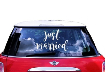 НАКЛЕЙКА НА СВАДЕБНЫЙ АВТОМОБИЛЬ, УКРАШЕНИЕ ДЛЯ МОЛОДОЖЕННЫХ