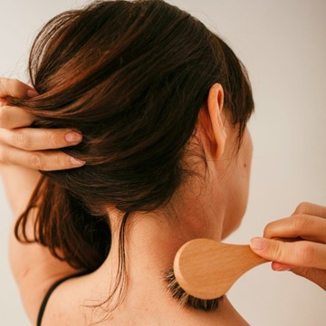 2x Szczoteczka Do Twarzy Masaż Na Sucho naturalny peeling NOBLE