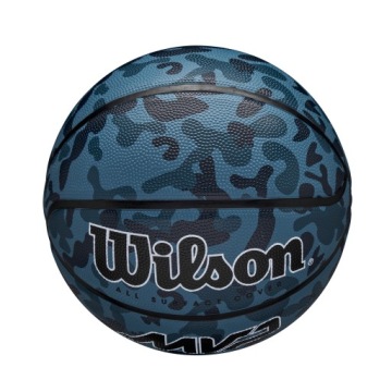 Баскетбольные резиновые мячи WILSON MVP 7 CAMO Blue STREETBALL