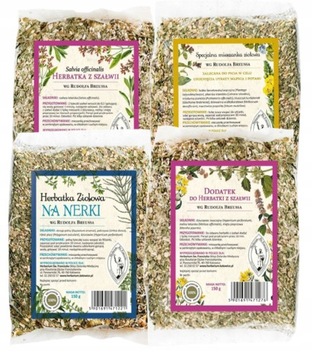Zestaw ziołowy do kuracji wg Breussa 4 x 150g | Herbarium św. Franciszka