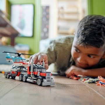 LEGO Creator 31146 Бортовой грузовик и вертолет 3 в 1