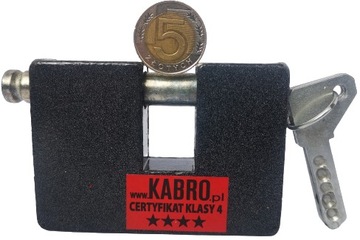 KABRO KŁÓDKA C4-17MM NA KLUCZ ANTYWŁAMANIOWA ATEST