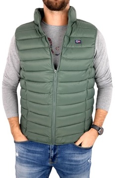 NORWAY Kamizelka, bezrękawnik męski KN1 zielony, pikowany 2XL