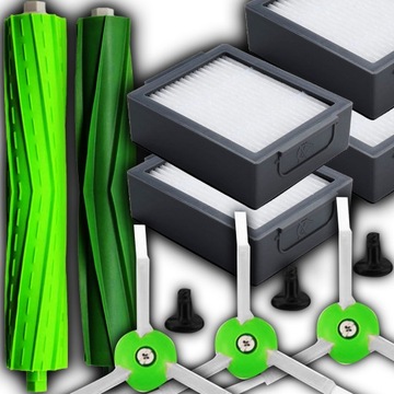 Filtry szczotki WAŁKI do iRobot roomba E4 E5 E6 E7 I3 I4 I5 I6 I7 I8 J7 XXL