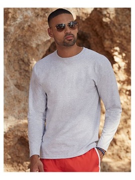 Футболка с длинным рукавом Fruit of the Loom, синяя, XXL