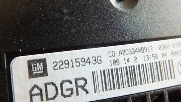 DISPLEJ OPEL MOKKA EVROPA 22915943G