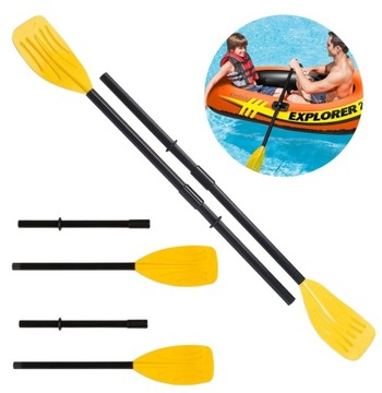 Wiosła Do Pontonu Jednopiórowe Składane 2szt 122cm