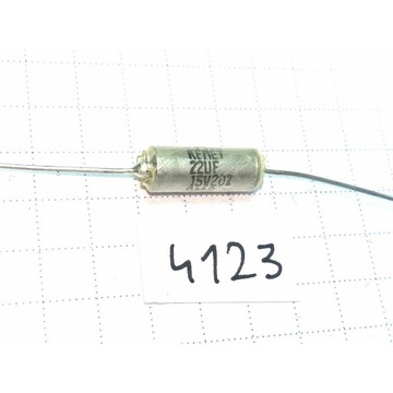 Tantal 22uF 15V 5x12 20% KEMET T110 osiowy x5