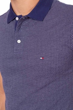 Koszulka polo Tommy Hilfiger MicroPrint SLIM r.M