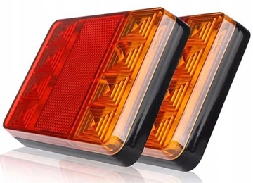 LAMPY TYLNE LED DIODOWE ZESPOLONE TYLNYCH DO PRZYCZEPY PRZYCZEPKI CE