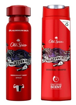НАБОР СПРЕЙ OLD SPICE NIGHTPANTHER 150мл + ГЕЛЬ 400мл