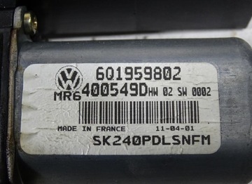 MOTOREK OKNO PRAVÝ PŘEDNÍ A1 IBIZA III FABIA I II ROOMSTER POLO IV 9N EU