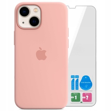 ETUI DO IPHONE 13 CASE APPLE SILIKONOWY OBUDOWA W WIELU KOLORACH + SZKŁO