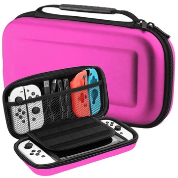 ETUI FUTERAŁ WZMOCNIONY DO NINTENDO SWITCH OLED RÓŻOWY