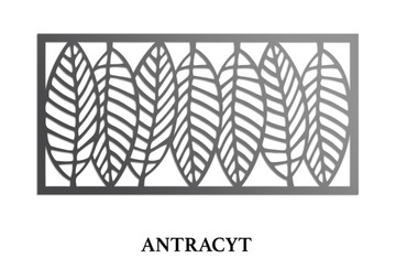 Ażurowy panel dekoracyjny 3D - LIŚCIE - 80x40