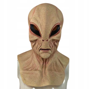 MASKA ALIEN KOSMITA LATEKSOWA COSPLAY HALLOWEEN