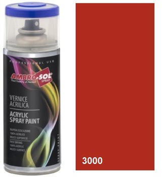 Uni. lakier akrylowy CZERWONY OGNISTY RAL3000