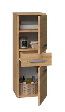 ШКАФ ДЛЯ ВАННОЙ ПОЛКИ ARTISAN ДУБ