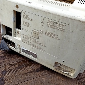Stary telewizor kineskopowy HKL BRUNS POLO retro PRL loft vintage