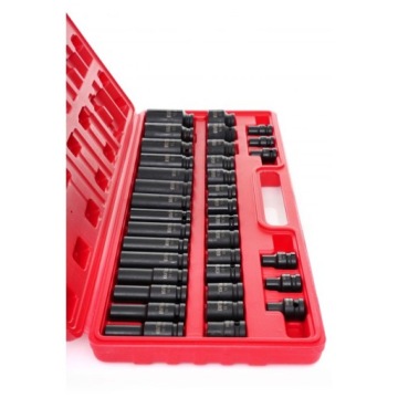 НАБОР УДАРНЫХ ГОЛОВОК 8-32 УДАРНЫХ ГОЛОВОК 1/2 IMPACT, 35 ЭЛЕМЕНТОВ, КОРПУС