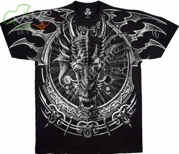 Dragon Catcher Black - Liquid Blue M
