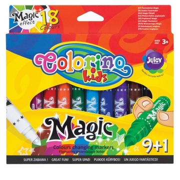 Zestaw magicznych flamastrów Colorino, 9+1