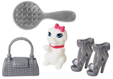 МОДЕЛЬ КУКЛА В БАЛЬНОМ ПЛАТЬЕ + АКСЕССУАРЫ