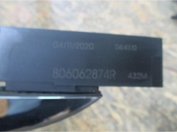 KLIKA DVEŘE PRAVÝ ZADNÍ RENAULT ESPACE V FACELIFT 806062874R TEKNG