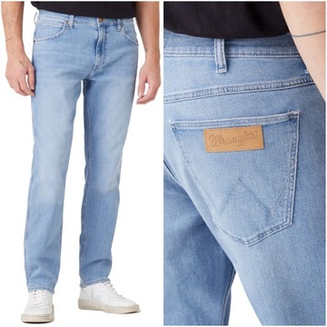 WRANGLER GREENSBORO MĘSKIE SPODNIE JEANSY W38 L34
