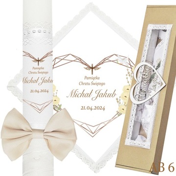 КРЕЩЕННАЯ СВЕЧА КОРОБКА ДЛЯ ОДЕЖДЫ ДЛЯ КРЕЩЕНИЯ