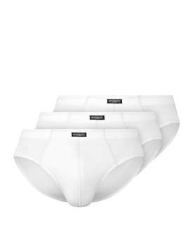 3x МУЖСКИЕ ТРУТЫ — Мужские трусы из белого хлопка — HENDERSON L Underwear