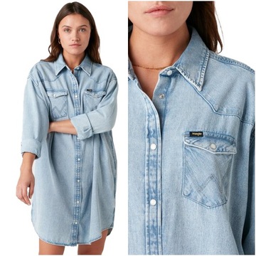 WRANGLER DENIM WESTERN DRESS DAMSKA SUKIENKA S