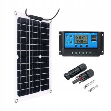 PANEL SŁONECZNY ZESTAW SOLARNY 300W 50A REGULATOR