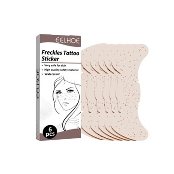 Waterproof Temporary Freckles Makeup Fake Freckle Face Tattoo Sticker Brown
