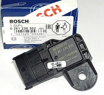 BOSCH 0261230302 ДАТЧИК ДАВЛЕНИЯ FIAT 1.4 T-JET 