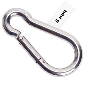 Карабин пожарный 6 мм, оцинкованный