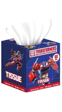 CHUSTECZKI HIGIENICZNE 60SZT PUDEŁKO TRANSFORMERS