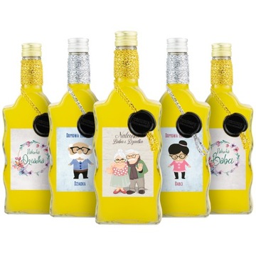 Butelka FALA 500ml prezent DZIEŃ BABCI I DZIADKA