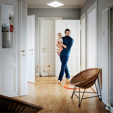 ПОТОЛОЧНЫЙ СВЕТИЛЬНИК - FLAT LED PLAIN 18W - БЕЛЫЙ - КОМНАТА - КУХНЯ - КОРИДОР