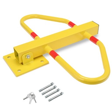 ПАРКОВОЧНЫЙ ЗАМОК ПАРКОВОЧНЫЙ СТОЙК БАРЬЕР СКЛАДНОЙ С КЛЮЧОМ-БАБОЧКОЙ